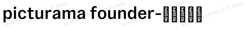 picturama founder字体转换